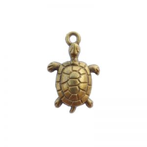 Zawieszka metalowa Charms ScrapBerry's Żółw, 27mm